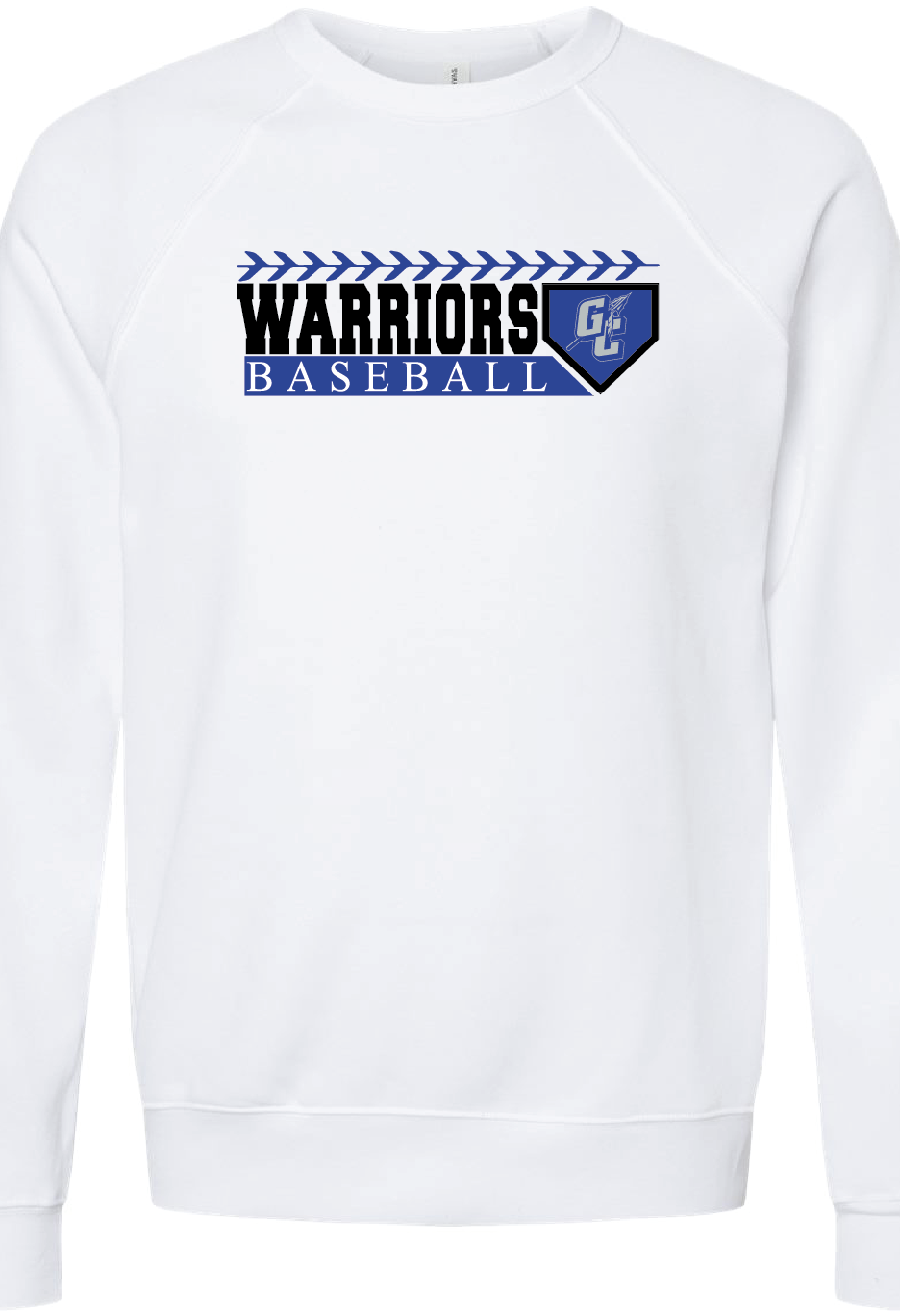 Warriors Bella Canvas Stitch Crewneck