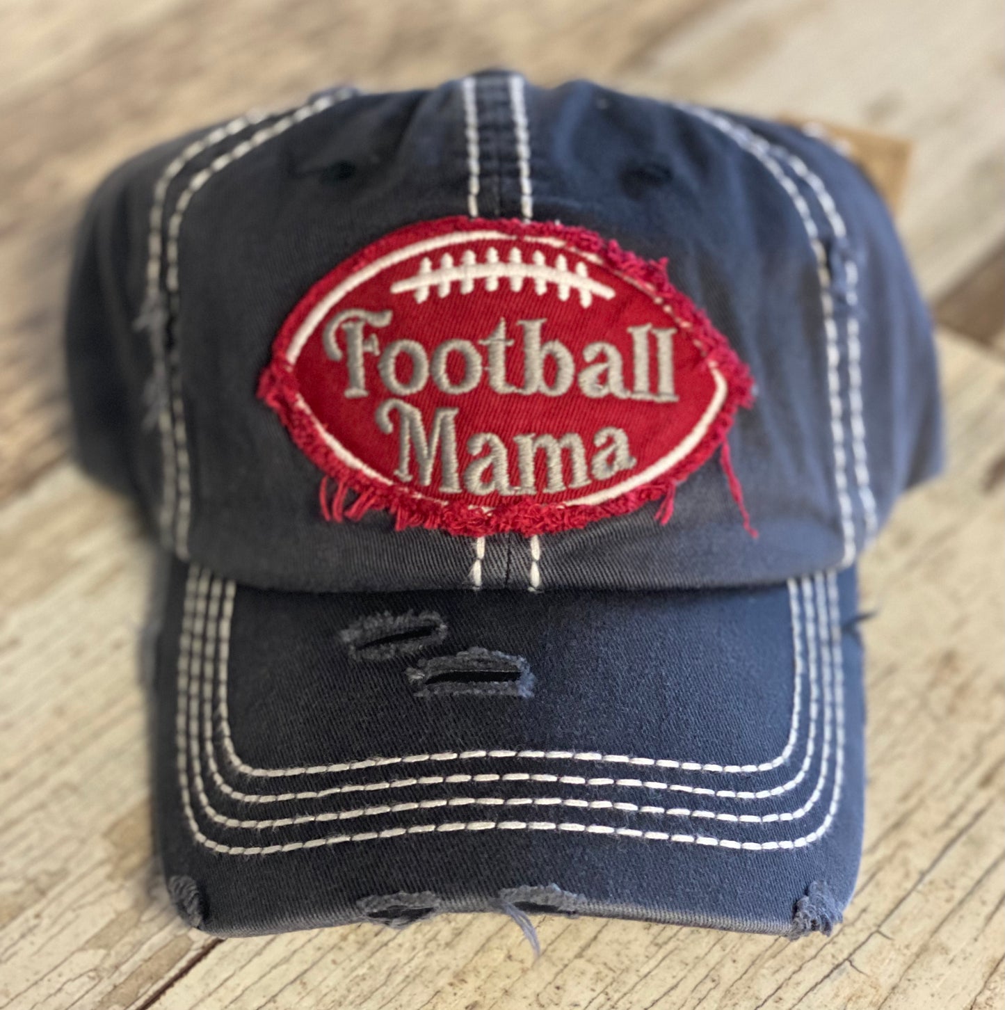 Football Mama Patch Hat