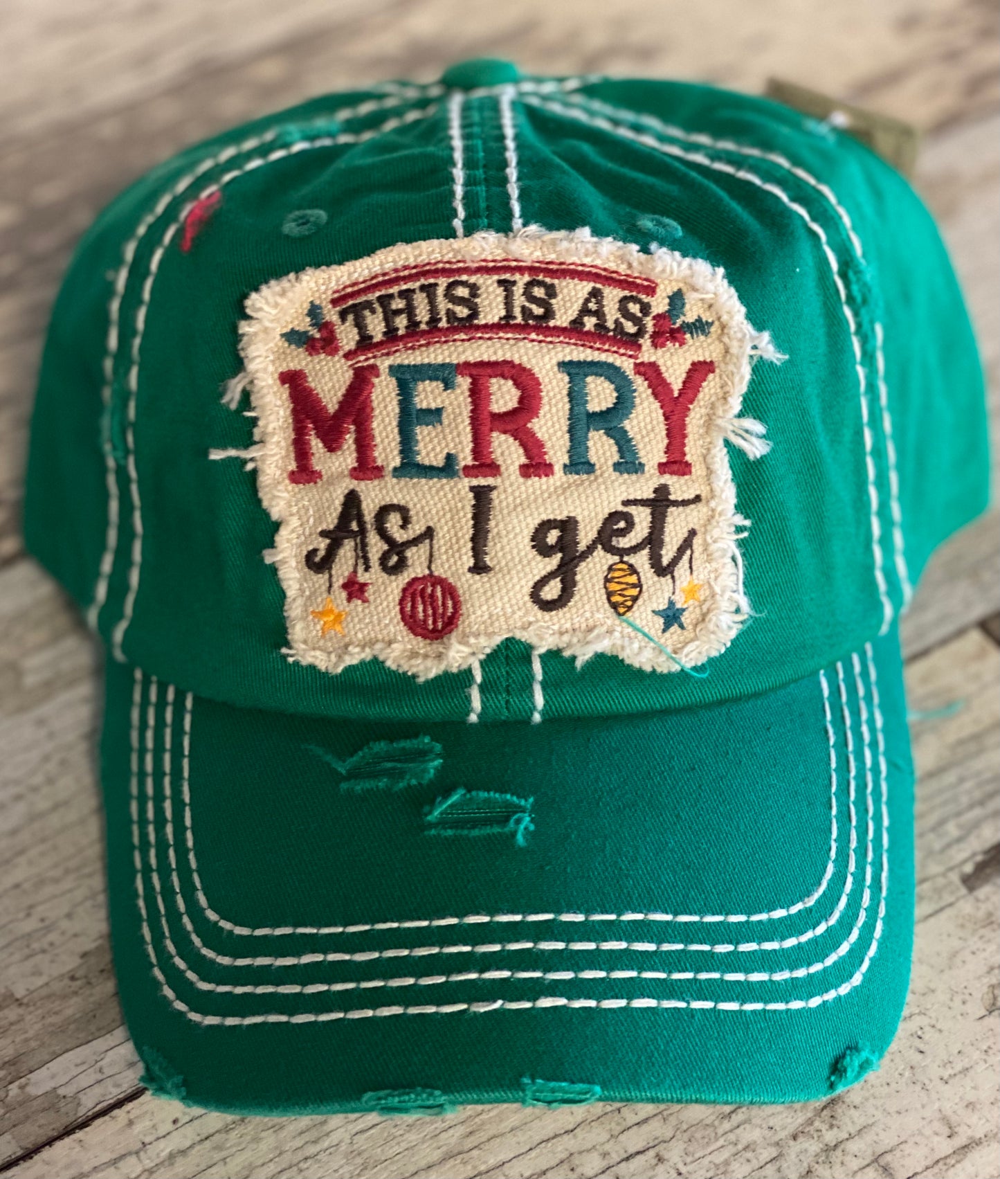 Merry As I Get Patch Hat