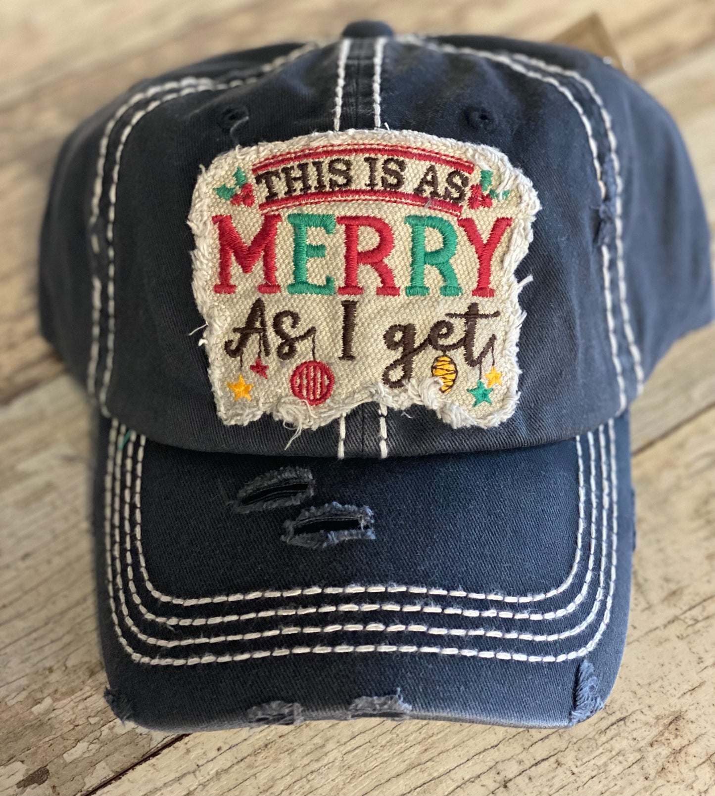 Merry As I Get Patch Hat