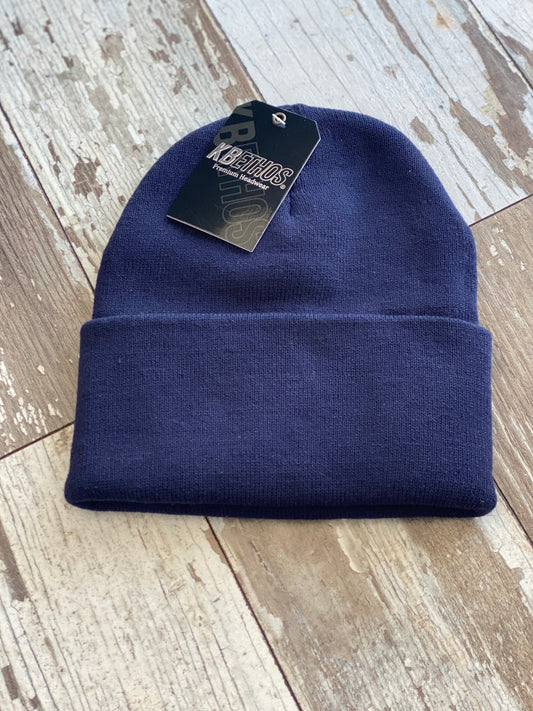 Navy KBETHOS Cuffed Beanie