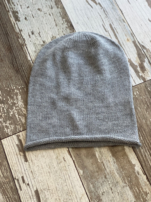 Slouchy Beanie - Grey