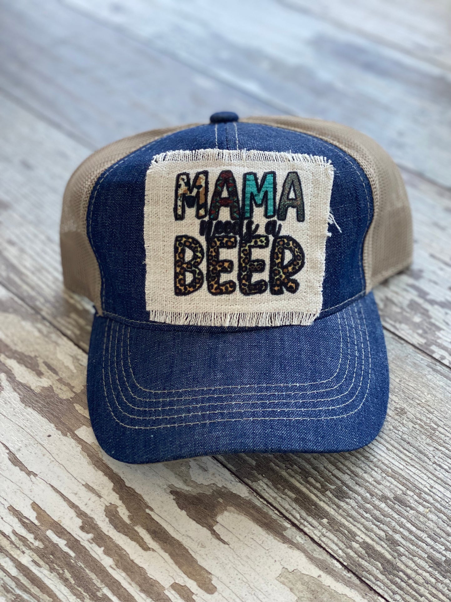 Denim/Birch - Mama Needs A Beer