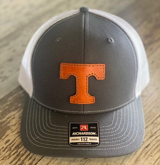 Orange T Leather Patch Only