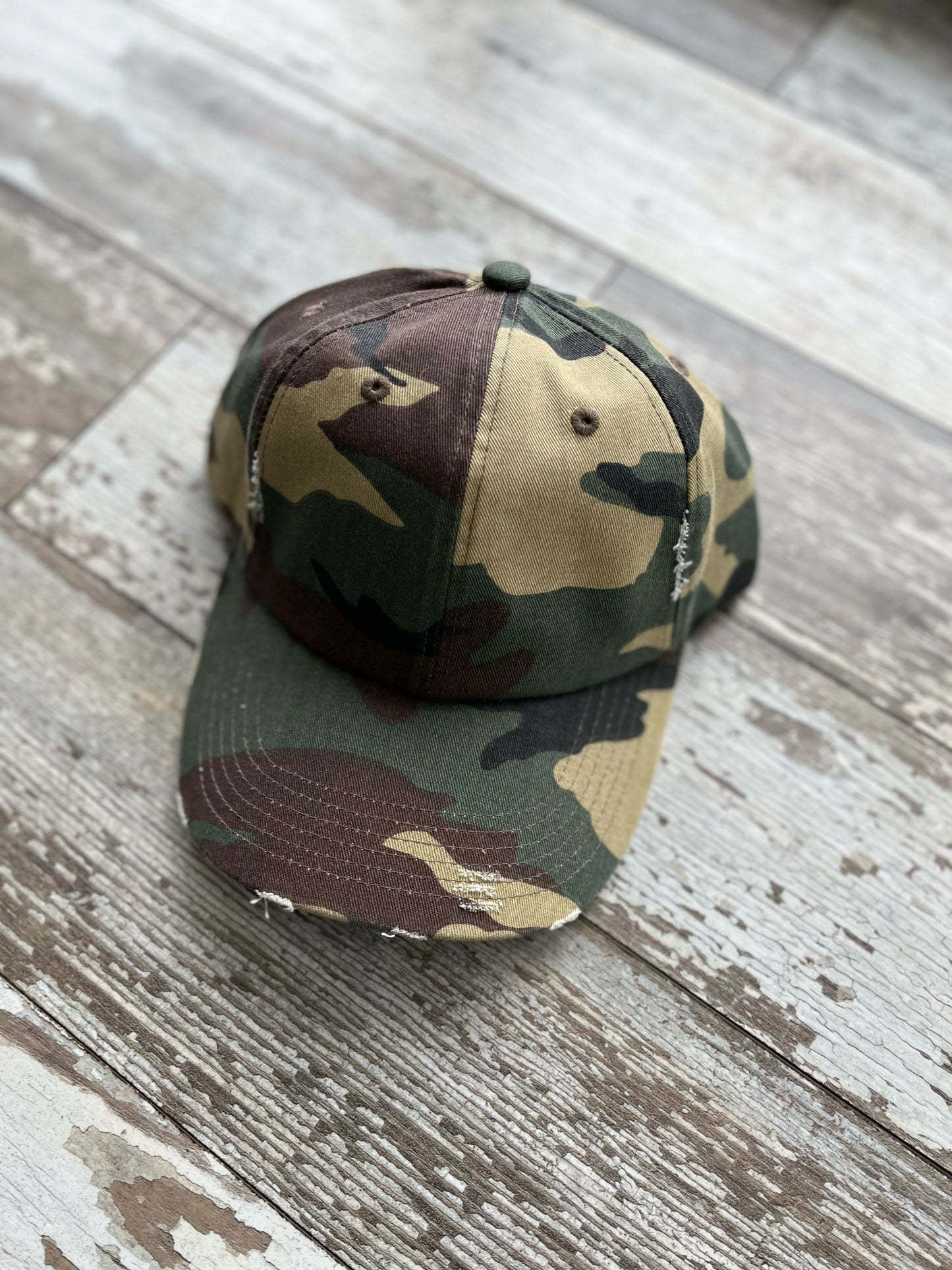 Camo Distressed Full Twill